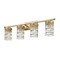 Z-Lite Archer 4 Light Vanity, Heirloom Gold & Clear 344-4V-HG - alternate 3